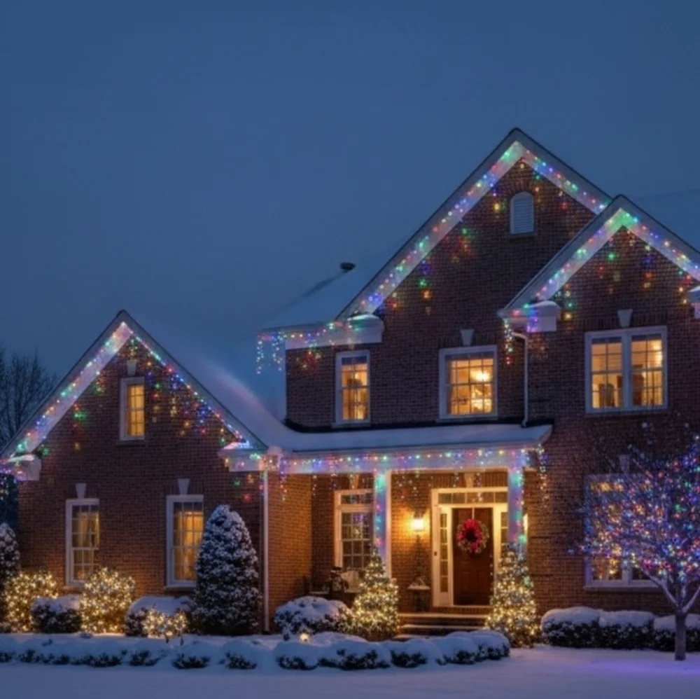 Christmas Multi Color String Lights , Super Bright 125Ft(straight) (NWT)